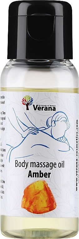 Olejek do masażu ciała Bursztyn - Verana Body Massage Oil  — Zdjęcie N1