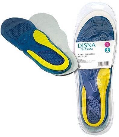 Wkładki żelowe amortyzujące do butów męskich, regulowany rozmiar, 38-45 - Disna Pharma — Zdjęcie N1