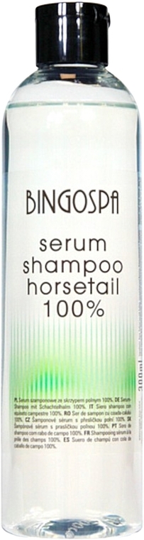 Szampon-serum ze skrzypem polnym - BingoSpa Serum Shampoo Horsetail 100% — Zdjęcie N1