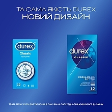 Prezerwatywy klasyczne, 12 szt. - Durex Classic — Zdjęcie N4