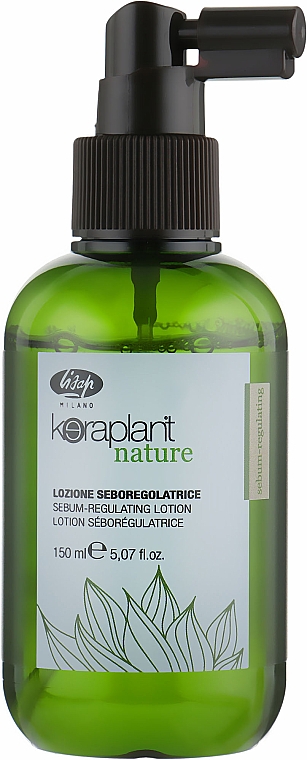 Lotion do włosów regulujący wydzielanie sebum - Lisap Keraplant Nature Sebum-Regulating Lotion — Zdjęcie N4