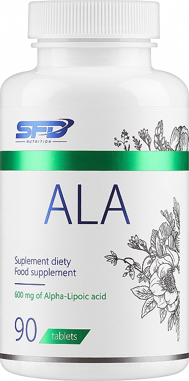 Kwas alfa-liponowy - SFD Nutrition Ala 600 mg — Zdjęcie N1