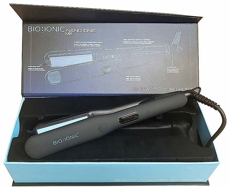 Prostownica do włosów - Bio Ionic Onepass Silicone Speed Strip 1.0 Iron — Zdjęcie N5