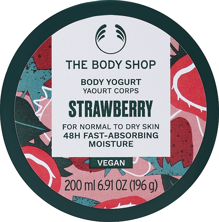 Jogurt do ciała, Truskawka - The Body Shop Strawberry Body Yogurt — Zdjęcie N1