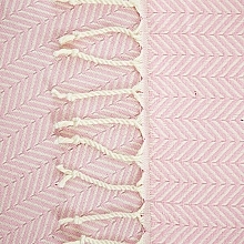 Ręcznik hammam, jasnoróżowy - Yeye Dalma — Zdjęcie N1