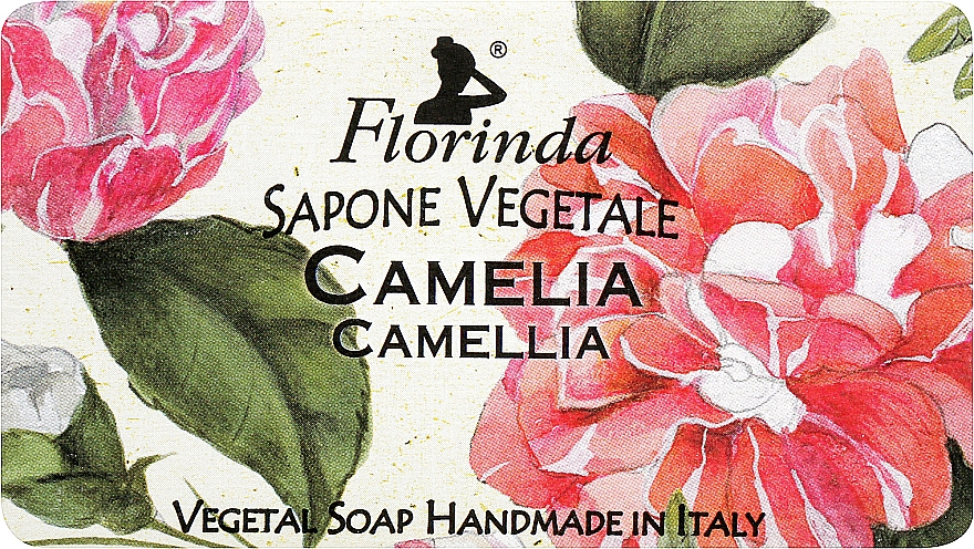Naturalne mydło w kostce Kamelia - Florinda Sapone Vegetale Camellia — Zdjęcie N1