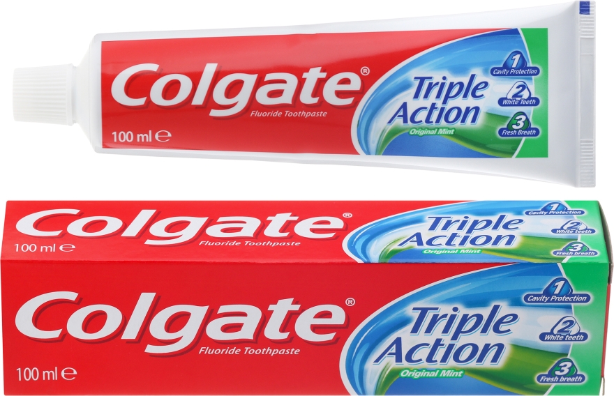 Pasta do zębów - Colgate Triple Action Original Mint