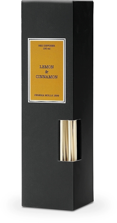 Dyfuzor zapachowy Lemon&Cinnamon - Cereria Molla Lemon & Cinnamon Reed Diffuser — Zdjęcie N2