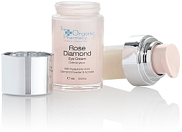 PRZECENA! Nawilżający krem pod oczy - The Organic Pharmacy Rose Diamond Eye Cream * — Zdjęcie N2