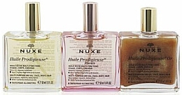 Zestaw - Nuxe Huile Prodigieuse (oil/3*50ml) — Zdjęcie N2