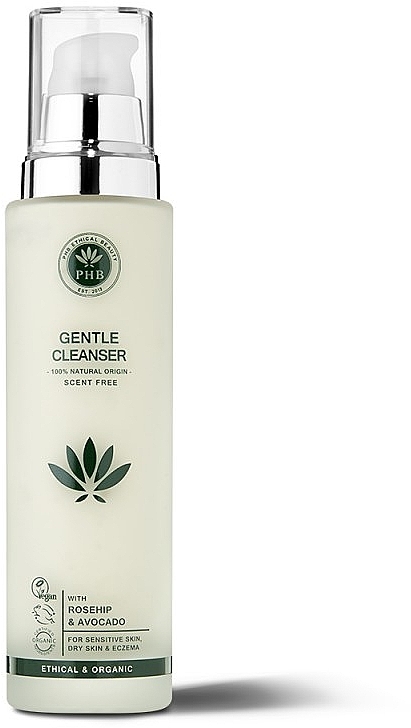 Płyn do mycia twarzy dla skóry suchej i wrażliwej - PHB Ethical Beauty Gentle Cleanser — Zdjęcie N2