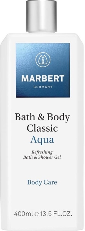 Odświeżający żel pod prysznic - Marbert Bath & Body Classic Aqua Bath & Shower Gel — Zdjęcie N1