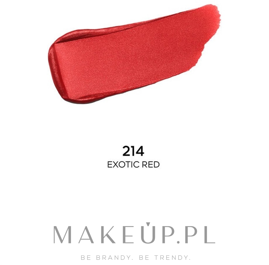 Pomadka - Guerlain Rouge G Luxurious Velvet Metal Lipstick Refill (wymienny wkład) — Zdjęcie 214 - Exotic Red