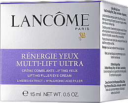 Krem pod oczy o działaniu liftingującym - Lancome Renergie Multi-Lift Ultra — Zdjęcie N3