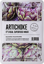 Maseczka do twarzy - Dermal Superfood Artichoke — Zdjęcie N1
