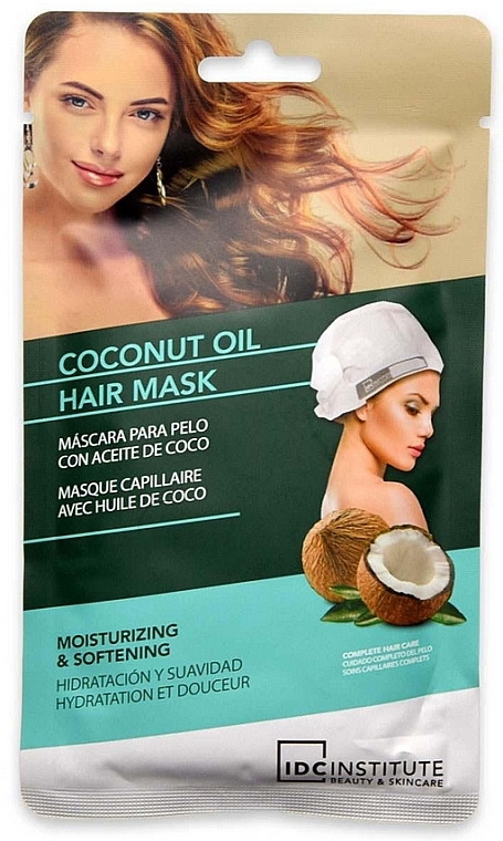 Maska do włosów - Idc Institute Coconut Oil Hair Mask — Zdjęcie N1