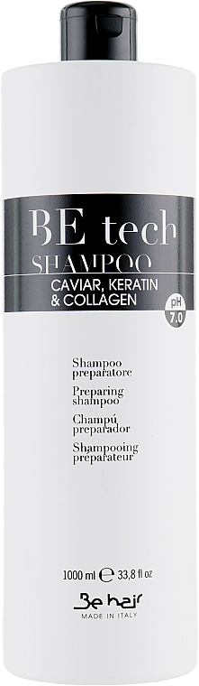 Szampon przygotowujący - Be Hair Be Tech Preparing Shampoo — Zdjęcie N2