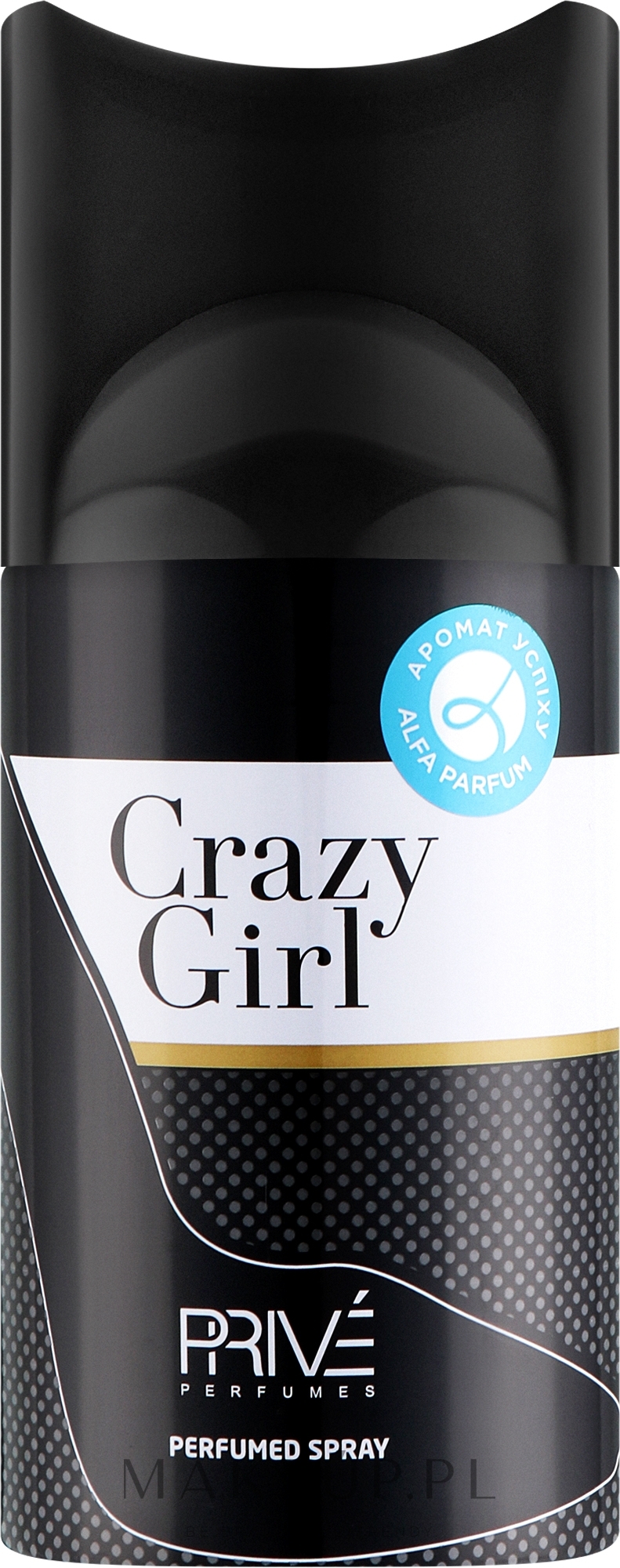 Prive Parfums Crazy Girl - Perfumowany dezodorant — Zdjęcie 250 ml