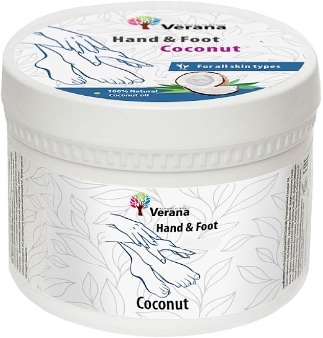 Peeling do dłoni i stóp Coconut - Verana Hand & Foot Scrub Coconut — Zdjęcie N1