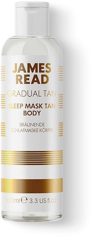 Samoopalająca maska nawilżająca do ciała na noc - James Read Gradual Tan Sleep Mask Tan Body — Zdjęcie N1