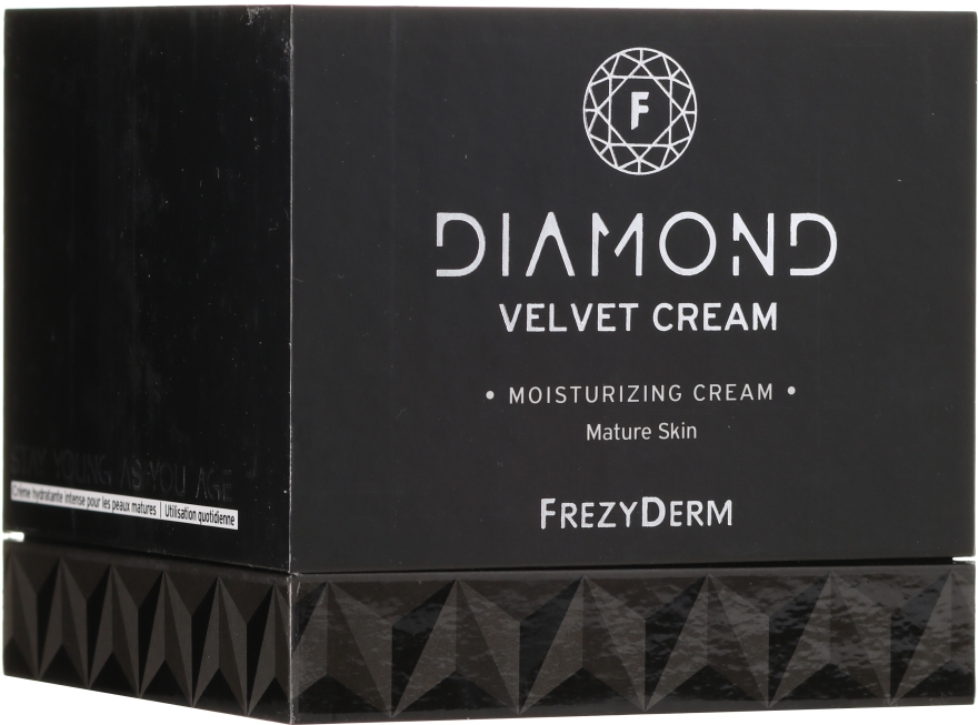 Nawilżający krem do twarzy - FrezyDerm Diamond Velvet Moisturizing Cream For Mature Skin — Zdjęcie N1