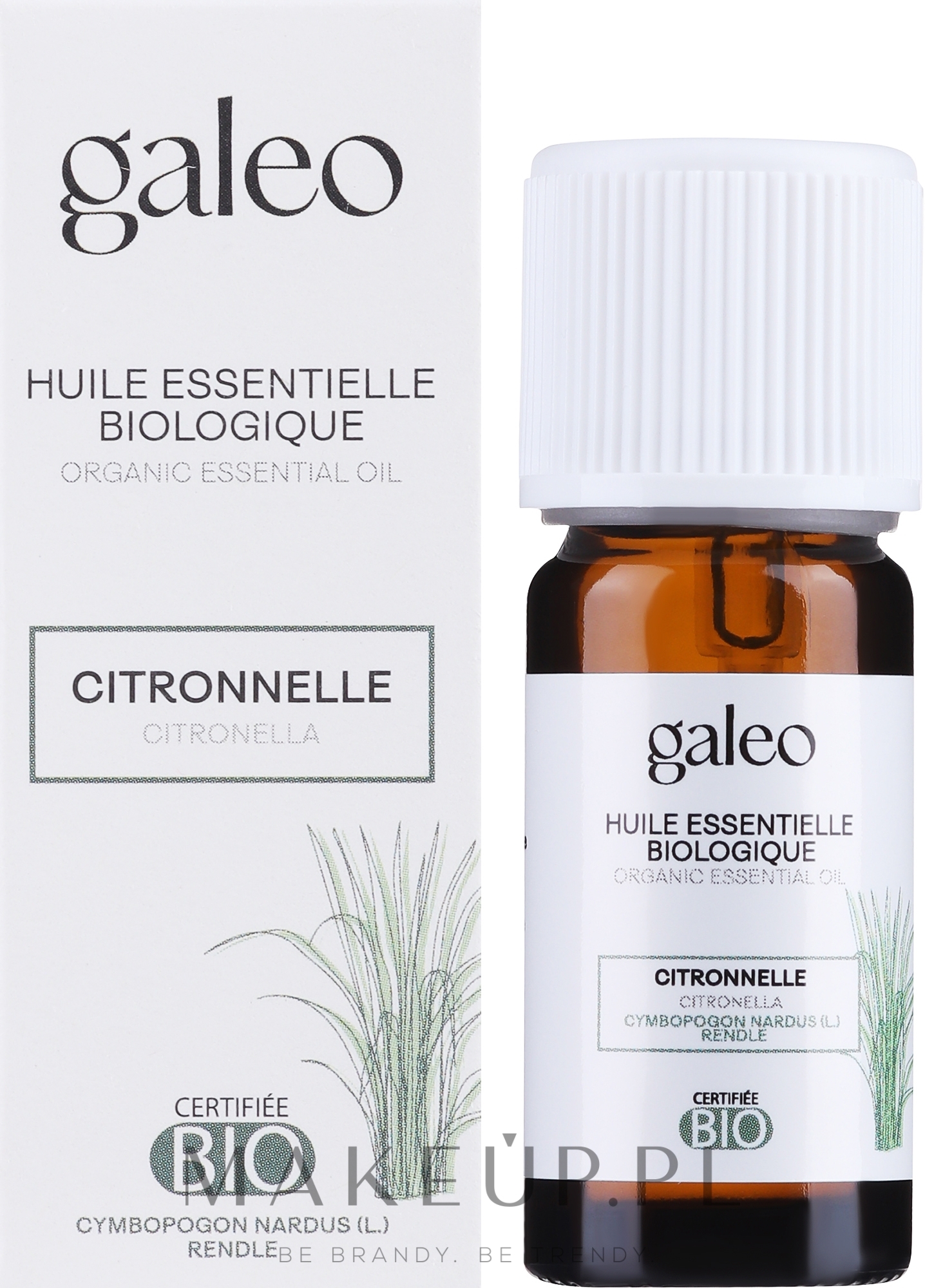 Olejek eteryczny Citronella - Galeo Organic Essential Oil Citronella — Zdjęcie 10 ml