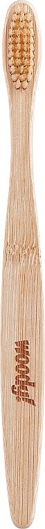 Bambusowa szczoteczka do zębów, średnie białe włosie - WoodyBamboo Bamboo Toothbrush — Zdjęcie N2