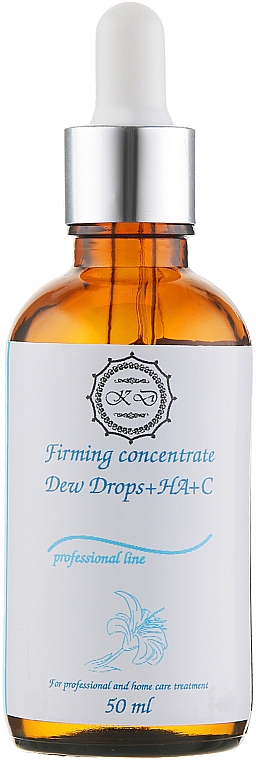 Krople do twarzy z kwasem hialuronowym i witaminą C - KleoDerma Firming Concentrate Dew Drops + HA+C