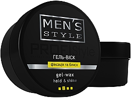 Wosk żelowy dla mężczyzn Fixing and Shine - Profi style Men's Style — Zdjęcie N1