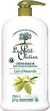 Krem pod prysznic Mleczko migdałowe - Le Petit Olivier Almond Milk Shower Cream — Zdjęcie N1