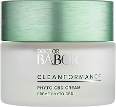 Rozświetlający krem do twarzy do skóry wrażliwej, skłonnej do podrażnień - Babor Doctor Babor Clean Formance Phyto CBD Cream — Zdjęcie N1