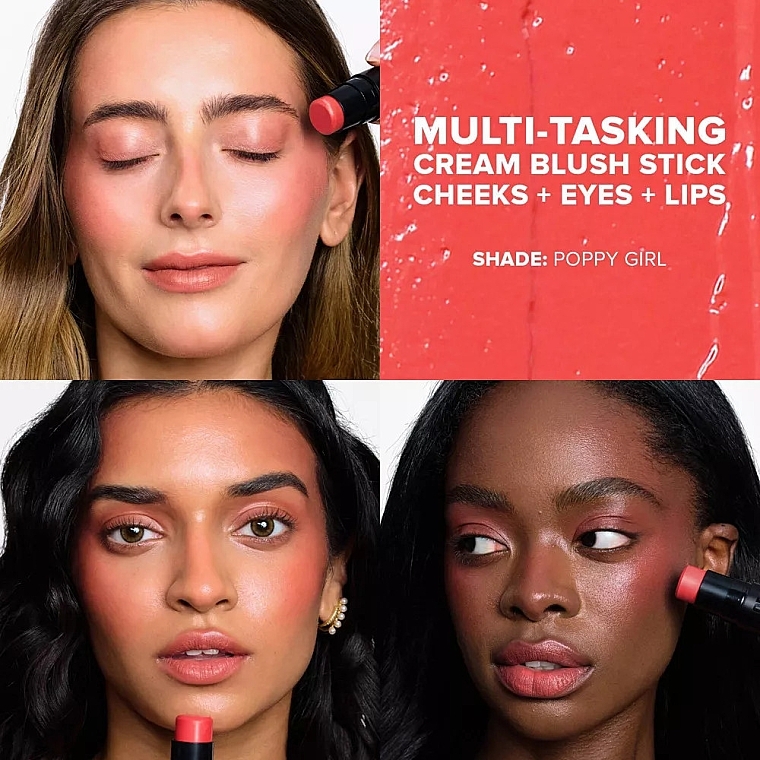 Zestaw - Nudestix Mini Pretty Blush Kit (blush/3x1.8g) — Zdjęcie N4