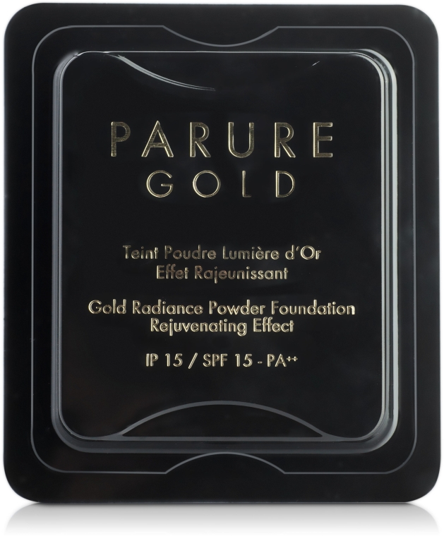 Rozświetlający podkład w pudrze - Guerlain Parure Gold Gold Radiance Powder Foundation SPF 15 (wymienny wkład)
