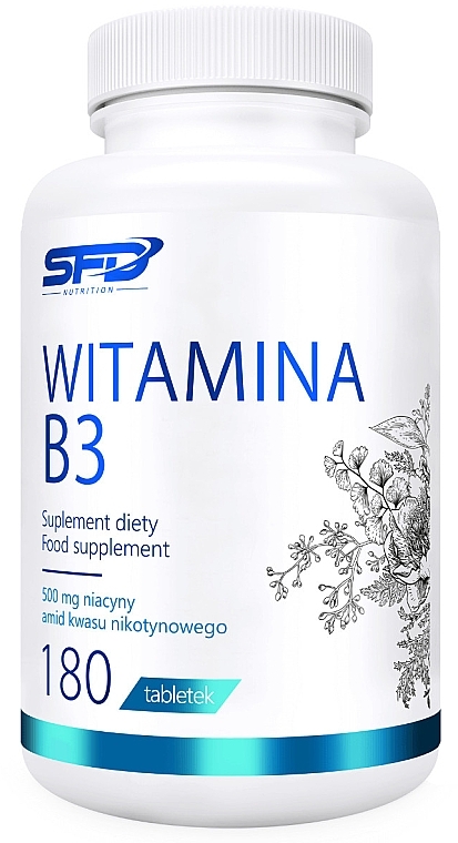 Suplement diety z witaminą B3 - SFD Nutrition Vitamin B3 — Zdjęcie N1