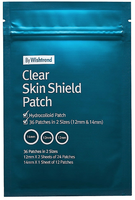 Plastry przeciw trądzikowi - By Wishtrend Clear Skin Shield Patch  — Zdjęcie N1