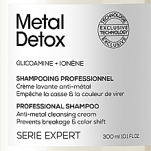 Profesjonalny oczyszczający szampon neutralizujący metaliczne osady na włosach - L'Oréal Professionnel Metal Detox Anti-metal Cleansing Cream Shampoo — Zdjęcie N3