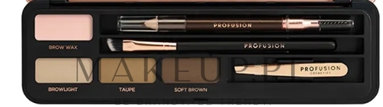 Paleta do makijażu brwi - Profusion Cosmetics Brow Makeup Case — Zdjęcie Brows I