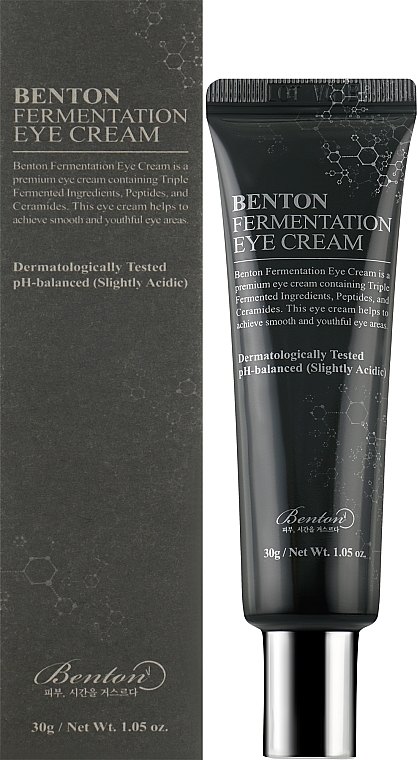 Fermentacyjny krem przeciwstarzeniowy do skóry wokół oczu - Benton Fermentation Eye Cream — Zdjęcie N2