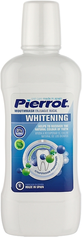 PRZECENA! Wybielający płyn do płukania jamy ustnej - Pierrot Whitening Mouthwash * — Zdjęcie N1