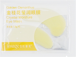 Kup Płatki pod oczy ze złotym olejkiem osmantusowym - Bioaqua Images Golden Osmanthus Crystal Moisture Eye Mask