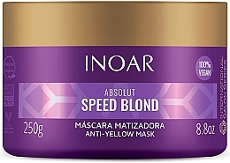 Kup Maska do włosów zapobiegająca żółknięciu włosów - Inoar Absolut Speed Blond Anti-Yellow Mask
