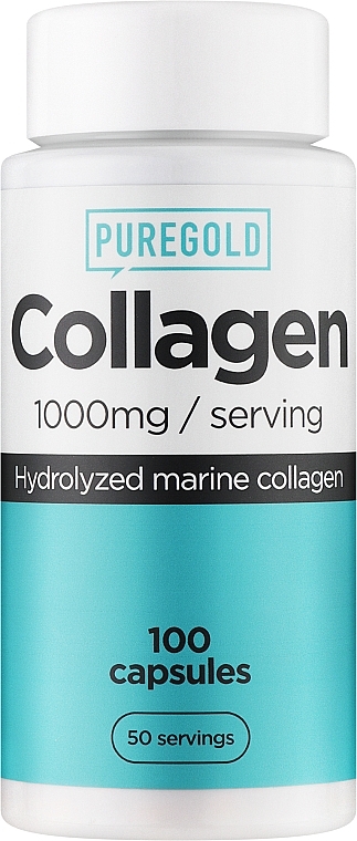 Kapsułki z kolagenem morskim - Pure Gold Marine Hydrolyzed Collagen — Zdjęcie N1