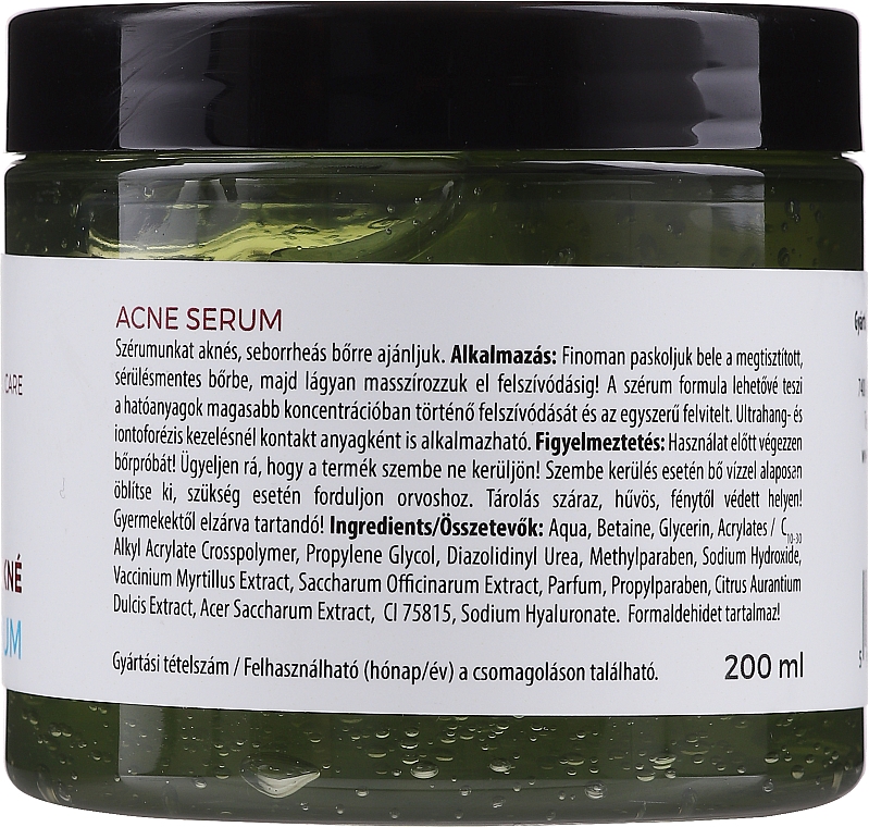 Przeciwtrądzikowe serum do twarzy - Yamuna Acne Serum — Zdjęcie N2
