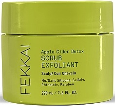 Peeling do skóry głowy z octem jabłkowym - Fekkai Apple Cider Detox Exfoliating Scrub — Zdjęcie N1