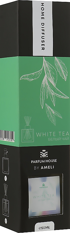 Dyfuzor zapachowy Biała herbata - Parfum House by Ameli Homme Diffuser White Tea — Zdjęcie N1