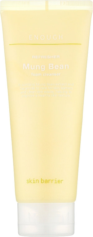 Pianka oczyszczająca - Enough Refresher Mung Bean Foam Cleanser — Zdjęcie N1