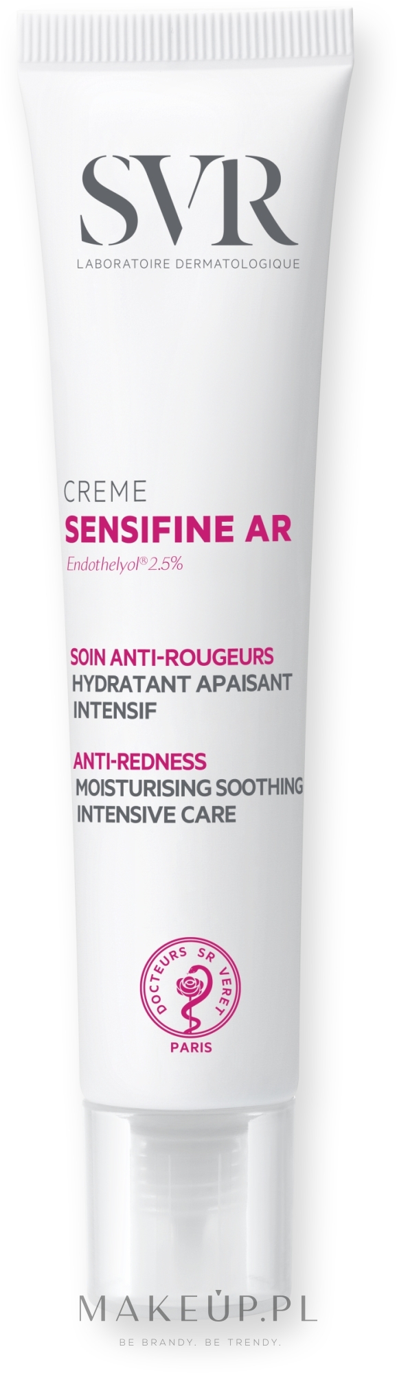 Intensywnie nawilżająco-kojący krem do twarzy przeciw zaczerwienieniom - SVR Sensifine AR Anti-Redness Moisturizing Cream — Zdjęcie 40 ml