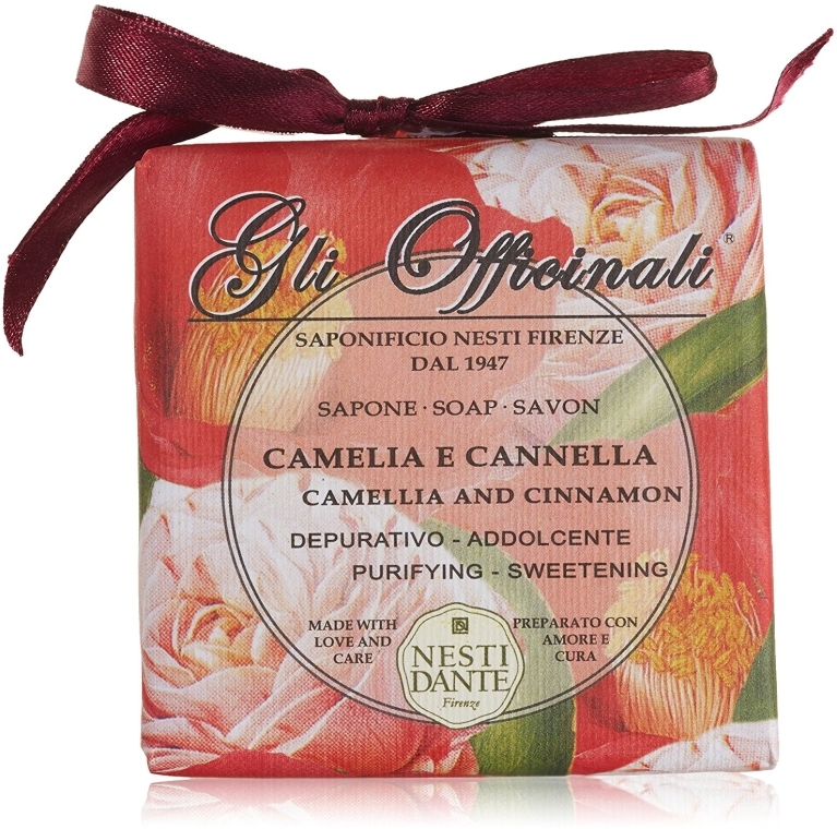 Mydło Kamelia i cynamon - Nesti Dante Gli Officinali Camellia & Cinnamon Soap — Zdjęcie N1