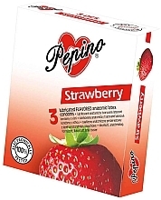 Kup Prezerwatywy o smaku truskawkowym, 3 sztuki - Pepino Strawberry