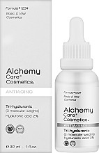 Serum przeciwstarzeniowe do twarzy - Alchemy Care Cosmetics Antiaging Tri-Hyaluronic — Zdjęcie N2